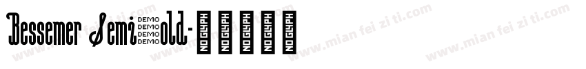Bessemer Semibold字体转换